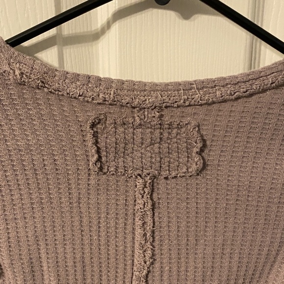 We The Free Textured Knit Top in Taupe - Picture 10 of 11